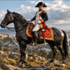Modèle 3D d'un officier de cavalerie napoléonien à cheval