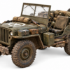 WWII US Military Jeep Willys 3D model
